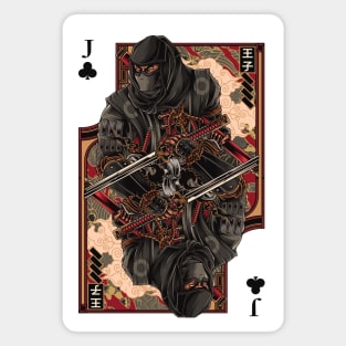 Ninja of Clubs Magnet